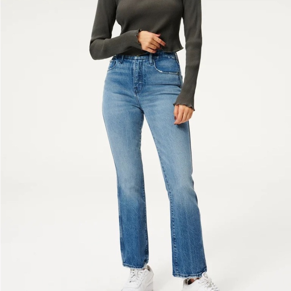 Good American Curve Straight Jeans